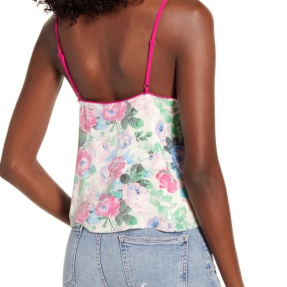 WAYF sequin rose tank top - Picture 6 of 6